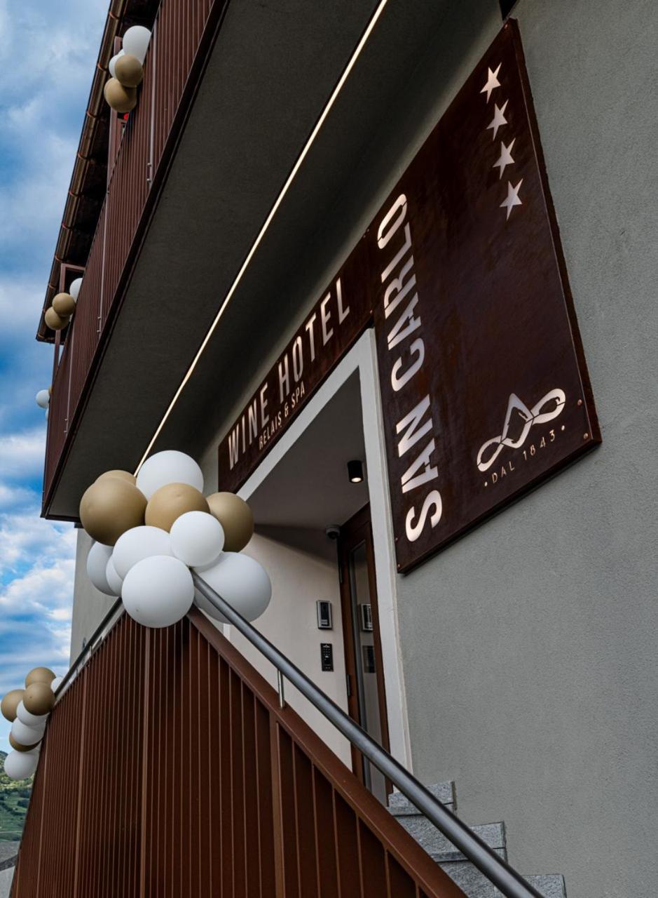 Wine Hotel San Carlo - Relais & Spa - Boutique Hotel Chiuro Dış mekan fotoğraf